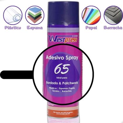 Imagem de Kit 12 Colas Spray Temporária 65 Westpress Colagem Rápida