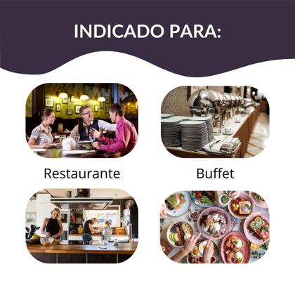 Imagem de Kit 12 Colheres de Mesa Aço Inox Dourado Lovers Gourmet Mix