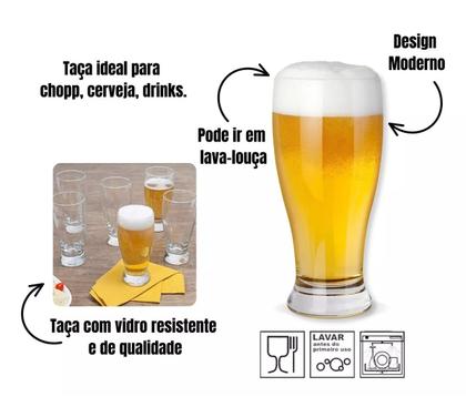 Kit 12 Copo Chopp 200ml Tulipa Bar Cerveja Restaurante Casa - Haüskraft Imagem de Kit 12 Copo Chopp 200ml Tulipa Bar Cerveja Restaurante Casa
