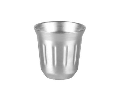 Imagem de Kit 12 copos café: 6 copos double wall + 6 copos 80ml de inox