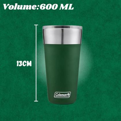 Imagem de Kit 12 Copos Témicos Com Tampa E Abridor Verde Oliva 600ml - Coleman