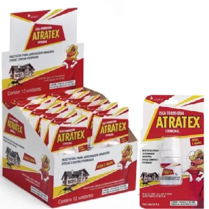 Imagem de Kit 12 De 5g Inseticida Atratex Isca Formicida Mata Formigas
