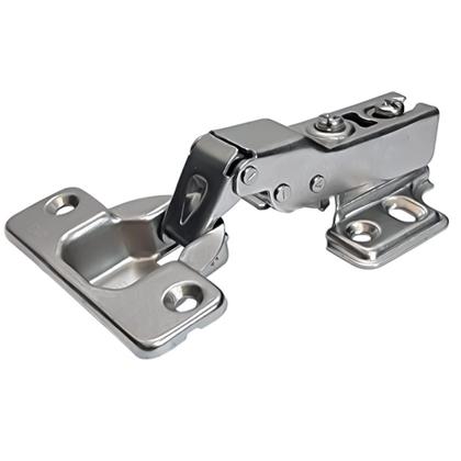 Imagem de Kit 12 Dobradiça 35Mm Curva Pistão Amortecedor Calço Slideon