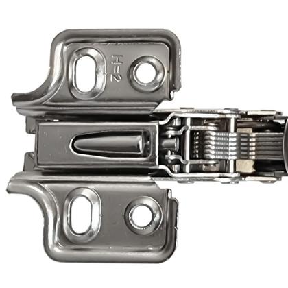 Imagem de Kit 12 Dobradiça 35Mm Curva Pistão Amortecedor Calço Slideon