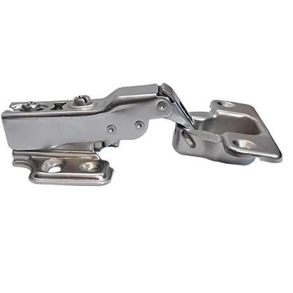 Imagem de Kit 12 Dobradiça 35Mm Curva Pistão Amortecedor Calço Slideon