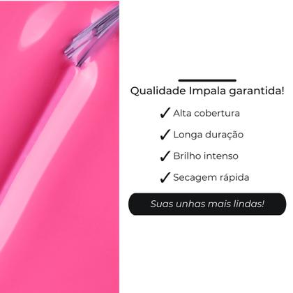 Imagem de Kit 12 Esmalte Impala Tons Pasteis Rosa e Verde Cremoso Esmaltes Atacado