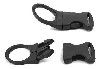 Imagem de Kit 12 Fivela De Suspensão Para Garrafa De Água Com Fecho