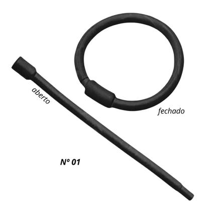 Imagem de Kit 12 Formador Cachos Bigudinho Circular Nº 01 Marco Boni
