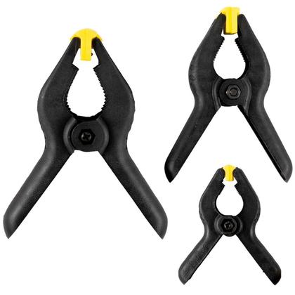 Imagem de Kit 12 Grampos Sargento 2, 3 e 4 Pol. EDA Profissional