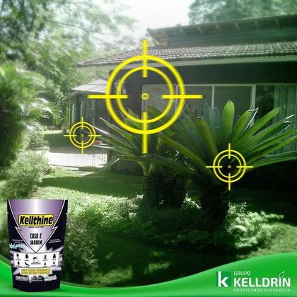 Imagem de Kit 12 Kellthine Multi Inceticida Casa E Jardins 300g C/ Nfe