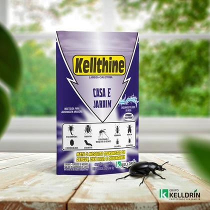 Imagem de Kit 12 Kellthine Multi Inceticida Casa E Jardins 300g C/ Nfe