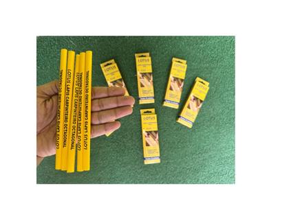 Imagem de Kit 12 Lápis Carpinteiro Marceneiro Pedreiro Obra Lotus