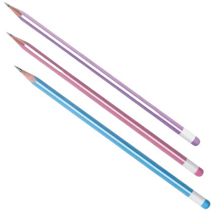 Imagem de Kit 12 Lápis Grafite Triangular Giotto Tri HB2