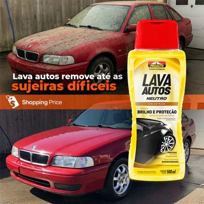 Imagem de Kit 12 Lava Autos Neutro Concentrado Classic Proauto 500ml