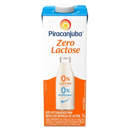 Imagem de Kit 12 Leite Desnatado Zero Lactose Piracanjuba 1L
