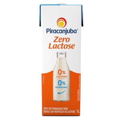 Imagem de Kit 12 Leite Desnatado Zero Lactose Piracanjuba 1L