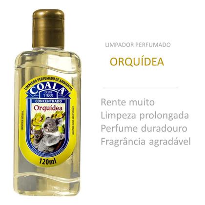 Imagem de Kit 12 Limpador Concentrado Perfumado de Ambientes Orquídea Coala 120ml