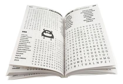 Imagem de Kit 12 Livros Caça Palavras Letrão 365 Jogos +4 Mil Jogos