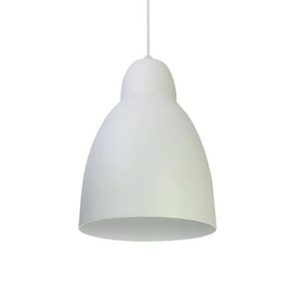 Imagem de Kit 12 Luminária Pendente Bala Com Interior Branco Com Fiação 110/220v