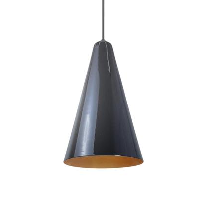 Imagem de Kit 12 Luminária Pendente Cone Com Interior Cobre Com Fiação 110/220v