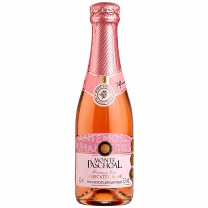 Imagem de Kit 12 Mini Espumante Monte Paschoal Moscatel Rose 187ml