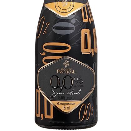 Imagem de Kit 12 Mini Espumante Monte Paschoal Sem Álcool 187ml