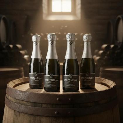 Imagem de Kit 12 Mini Espumante Stefanello Moscatel 187ml