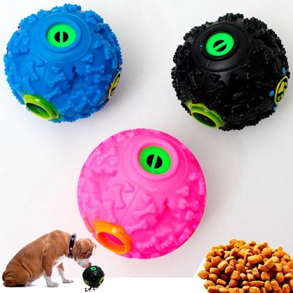 Imagem de Kit 12 Mordedor Cão Pet PVC Depoisto P/ Ração 12cm Sortido