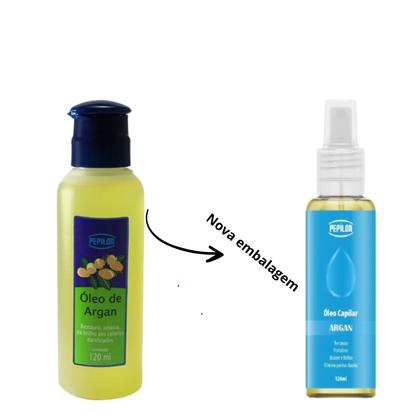 Imagem de Kit 12 Óleo De Argan Reconstrução Capilar 120Ml - Pepilon