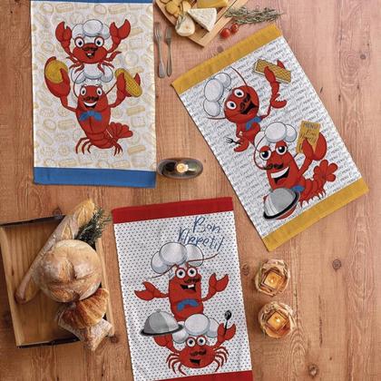 Imagem de Kit 12 Panos Prato Copa Teka Atoalhado 100% Algodão Atacado