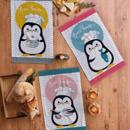 Imagem de Kit 12 Panos Prato Copa Teka Atoalhado 100% Algodão Atacado