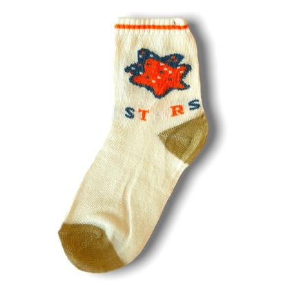 Imagem de Kit 12 Pares de Meia Infantil Menino Cano Longo 6-8 anos Cores e Estampas Sortidas Tamanho 23-27