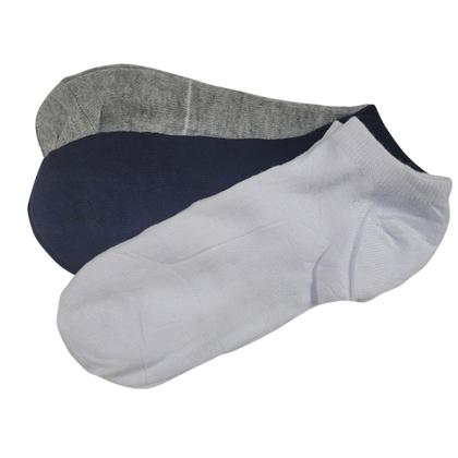 Imagem de Kit 12 Pares Meia Masculina Cano Curto Soquete Varias Cores