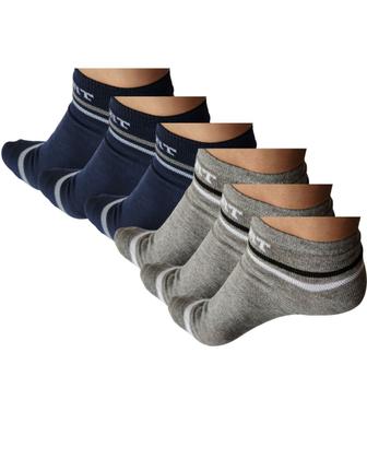 Imagem de Kit 12 Pares Meia Masculina Cano Curto Soquete Varias Cores