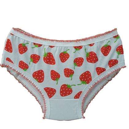 Imagem de Kit 12 Peças Calcinha Infantil Estampada Em Algodão Modelo Básico Sortidas