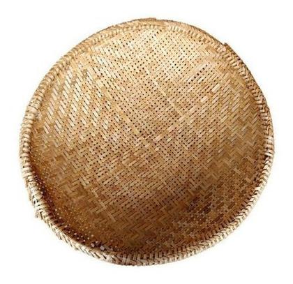 Imagem de Kit 12 Peneira Palha Búzios 25cm Funda Decoração Artesanal