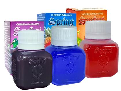 Imagem de Kit 12 Perfume Spring Fragrância Uva Morango Tutti Frutti