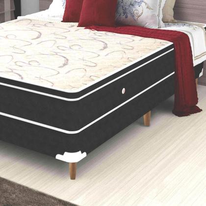 Imagem de Kit 12 Pés Para Cama Solteiro 12cm Pé Cama Box Em Madeira