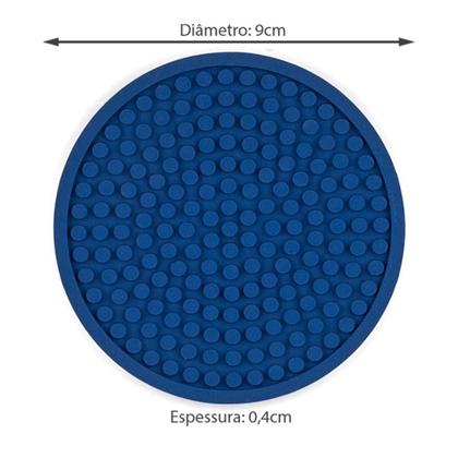 Imagem de Kit 12 Porta Copos Escorredor Apoio Emborrachado