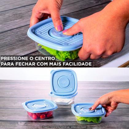 Imagem de Kit 12 Potes 170 Ml Alimentos Temperos Frutas Condimentos