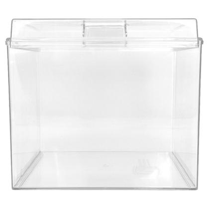 Imagem de Kit 12 Potes Acrílico Quadrado com Tampa 3,3l+ Conchas 300ml