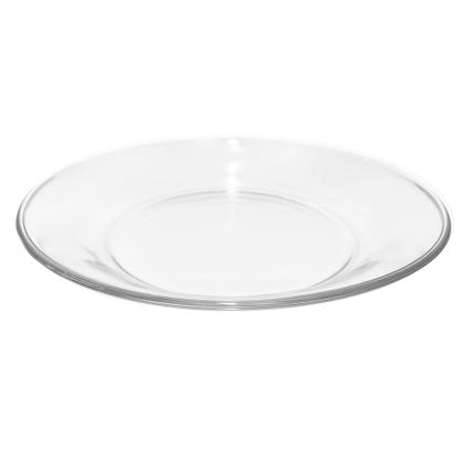 Imagem de Kit 12 Pratos Fundos de Vidro para Almoço e Jantar Casamiga Resistentes e Elegantes