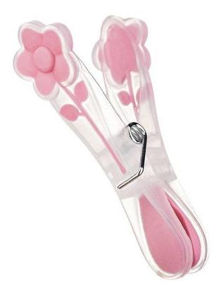 Imagem de Kit 12 Pregadores De Roupa Prendedor Flores Plástico Sanremo