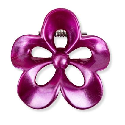 Imagem de Kit 12 Presilha Prendedor Acessório Cabelo Flor Perolada