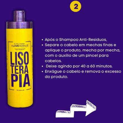 Imagem de Kit 12 Progressivas Lisoterapia Orgânica Sem Formol 1 Litro