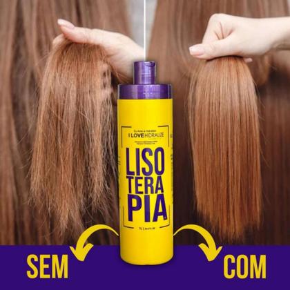 Imagem de Kit 12 Progressivas Lisoterapia Orgânica Sem Formol 1 Litro