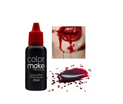 Imagem de kit 12 Sangue Artificial 20ml HALLOWEEN Efeito Especial