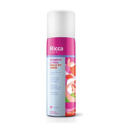 Imagem de Kit 12 Shampoos a Seco Maçã do Amor 50ml Compacto Antioleosidade Ricca
