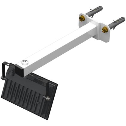 Imagem de Kit 12 Suportes Haste De Refletor Led Parede Fachada Banner Iluminação