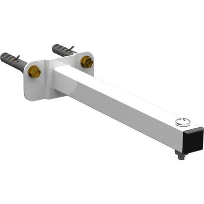 Imagem de Kit 12 Suportes Haste De Refletor Led Parede Fachada Banner Iluminação